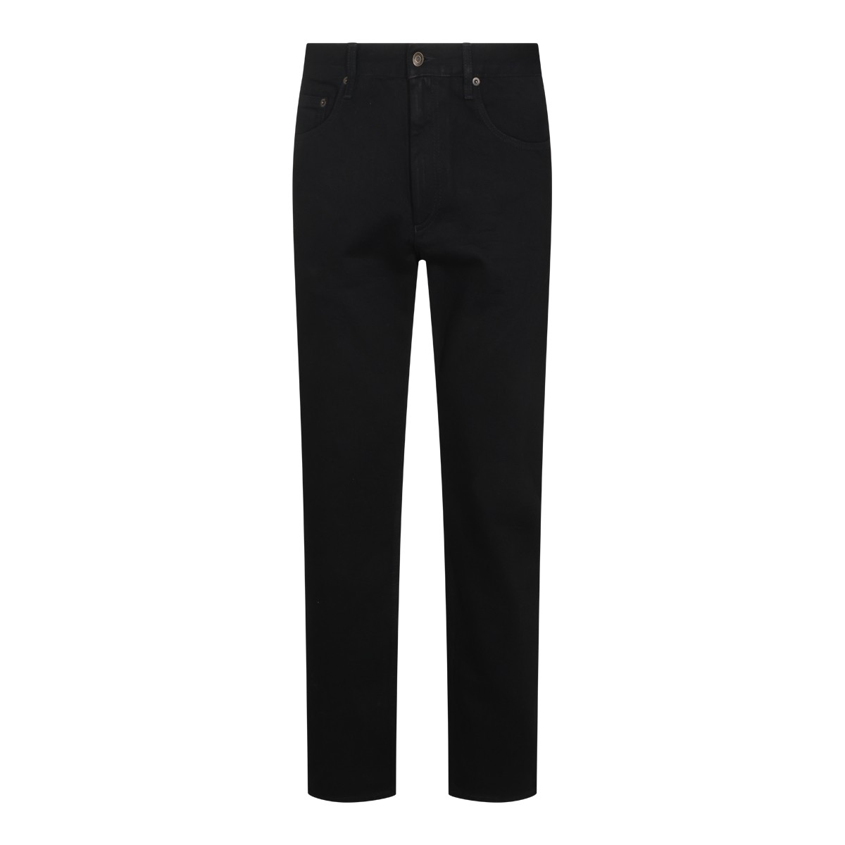 BLACK COTTON DENIM JEANS