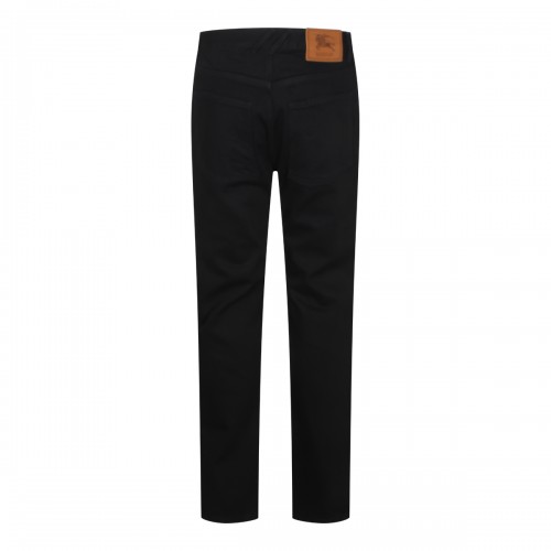 BLACK COTTON DENIM JEANS