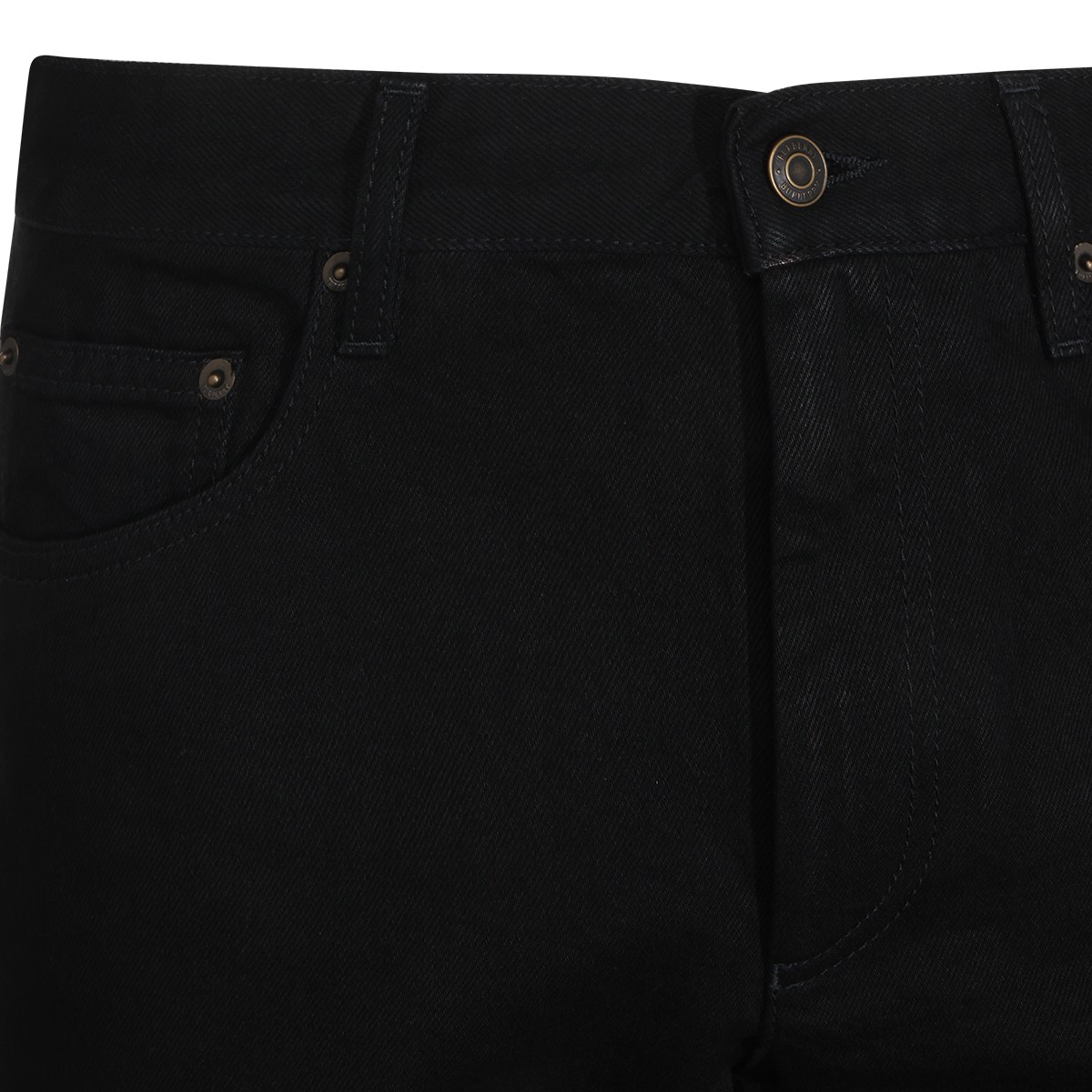 BLACK COTTON DENIM JEANS