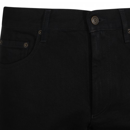 BLACK COTTON DENIM JEANS