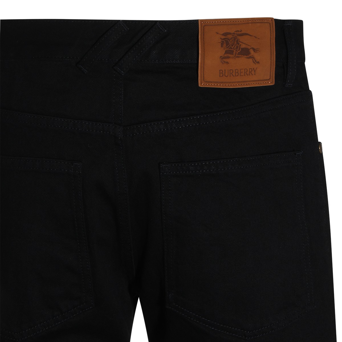BLACK COTTON DENIM JEANS