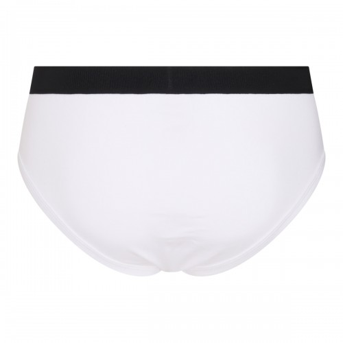 BLACK AND WHITE COTTON TWO PACK BRIEFS