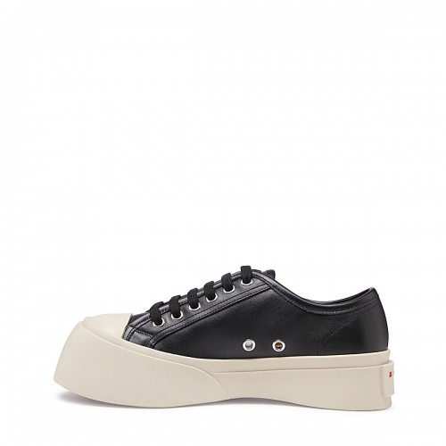 BLACK LEATHER PABLO SNEAKERS