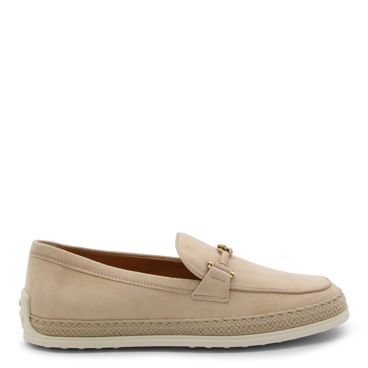 BEIGE SUEDE LOAFERS