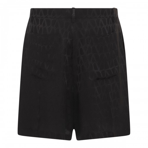 BLACK SILK SHORTS 2