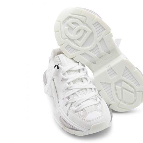 WHITE LEATHER AIRMASTER SNEAKERS