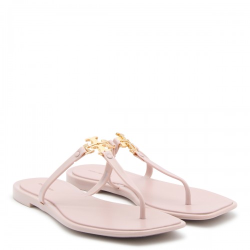 MEADOW SWEET AND GOLD RUBBER ROXANNE JELLY FLATS