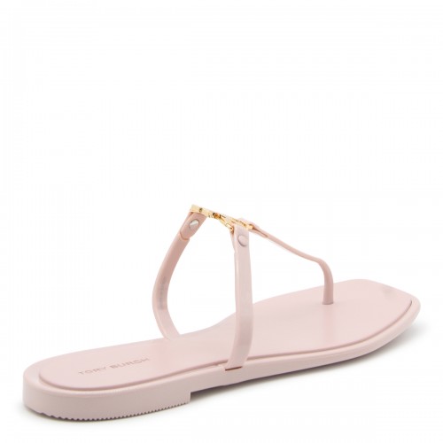 MEADOW SWEET AND GOLD RUBBER ROXANNE JELLY FLATS