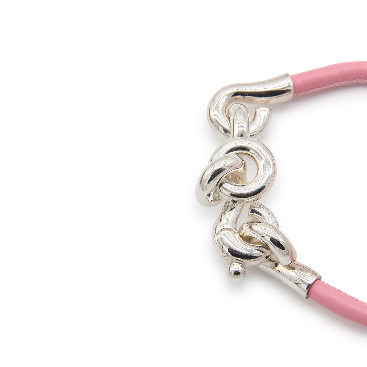 RIBBON LEATHER LOOP BRACELET 