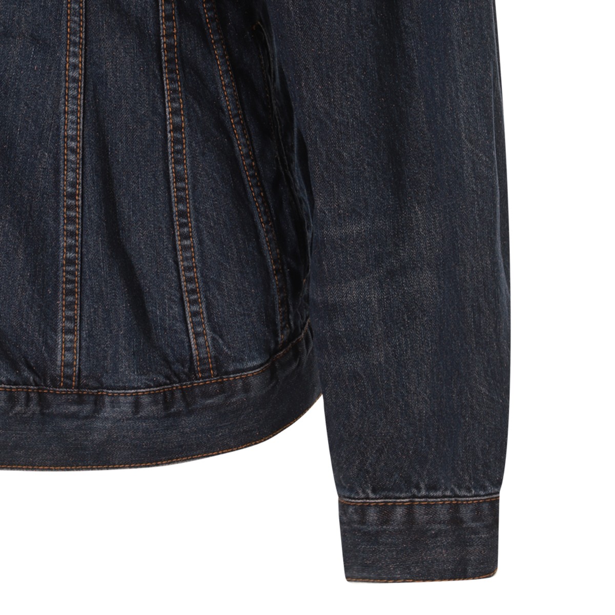 DARK INDIGO COTTON CASUAL JACKET