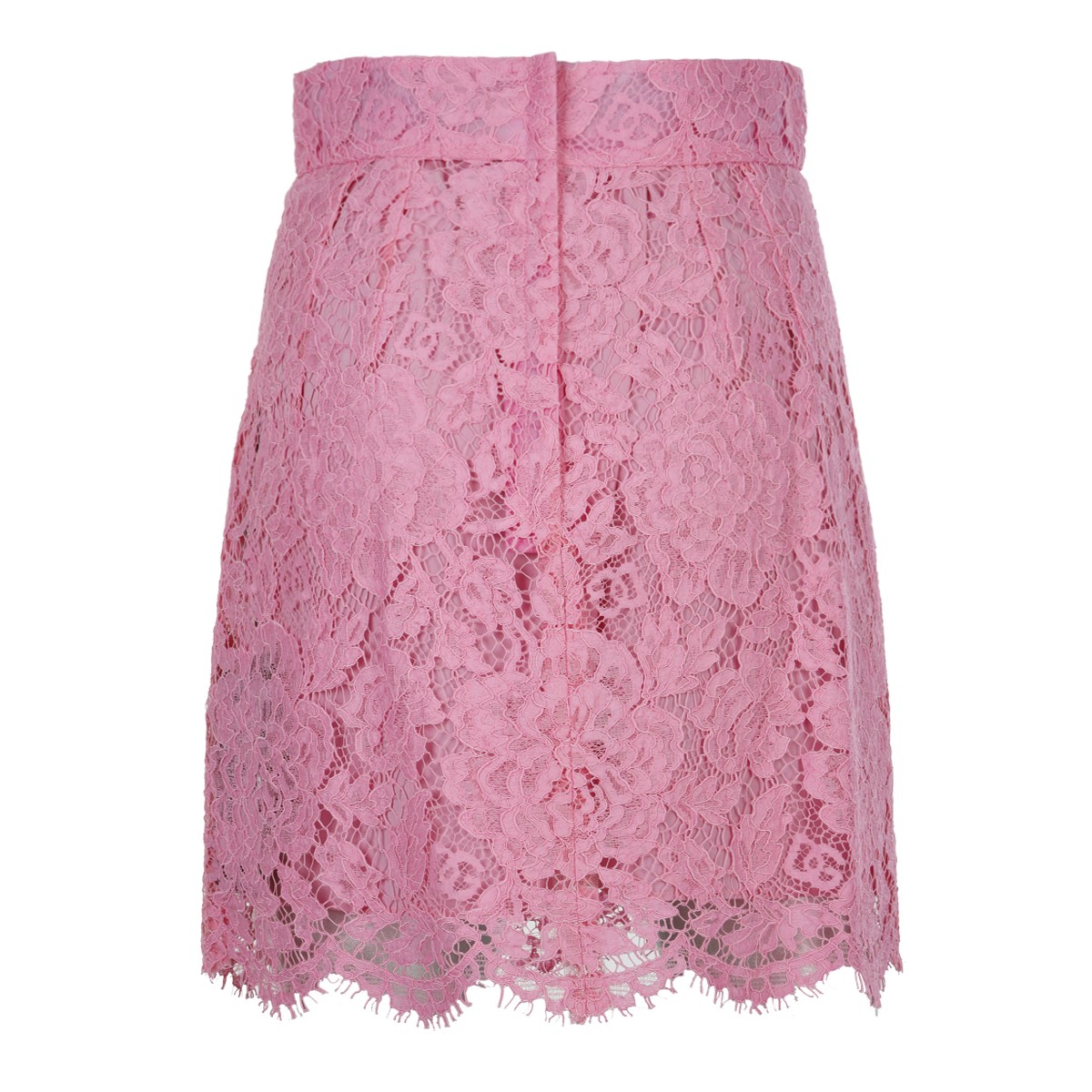 PINK SILK BLEND SKIRT
