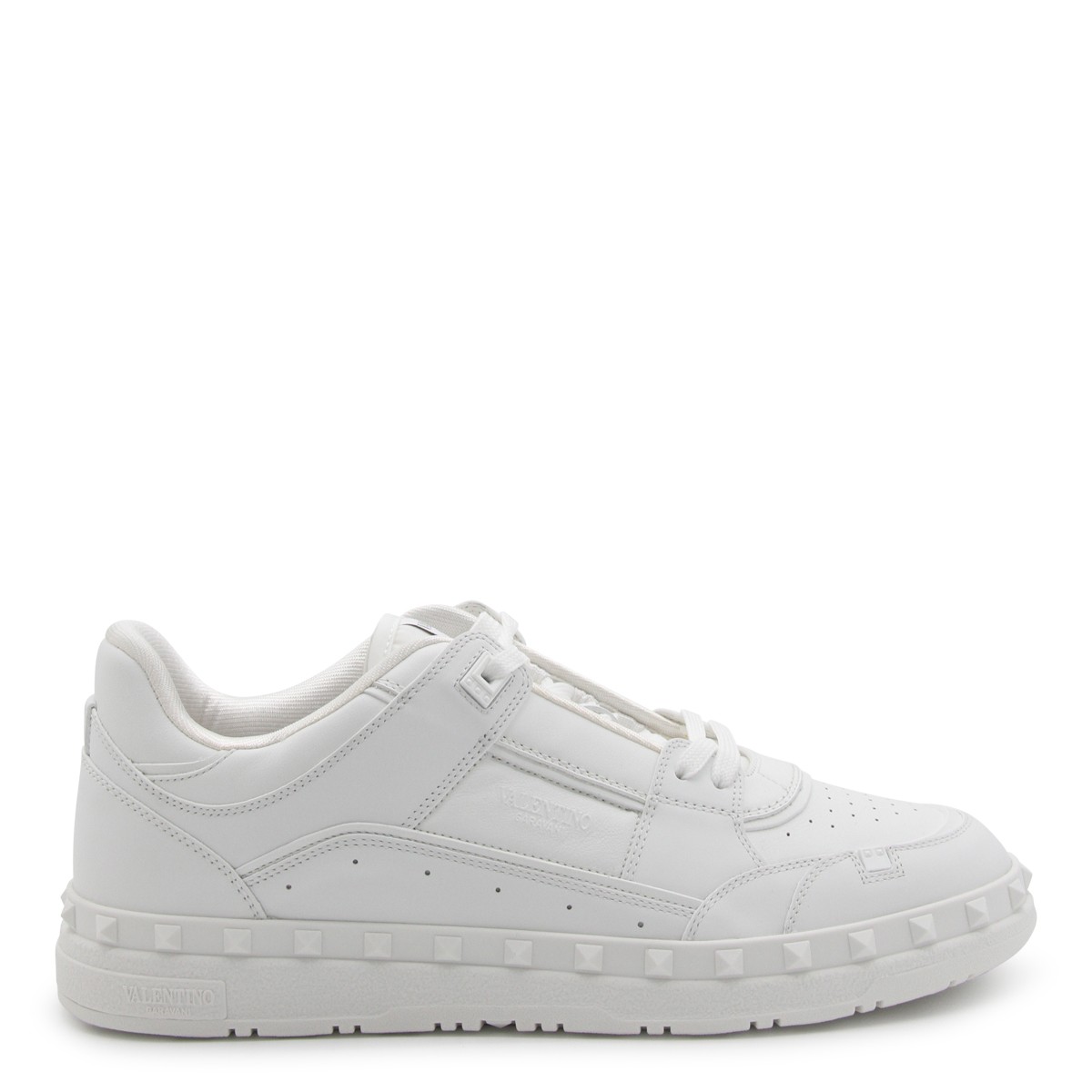WHITE LEATHER FREEDOTS SNEAKERS