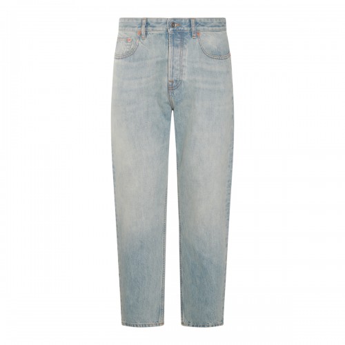 LIGHT BLUE COTTON JEANS
