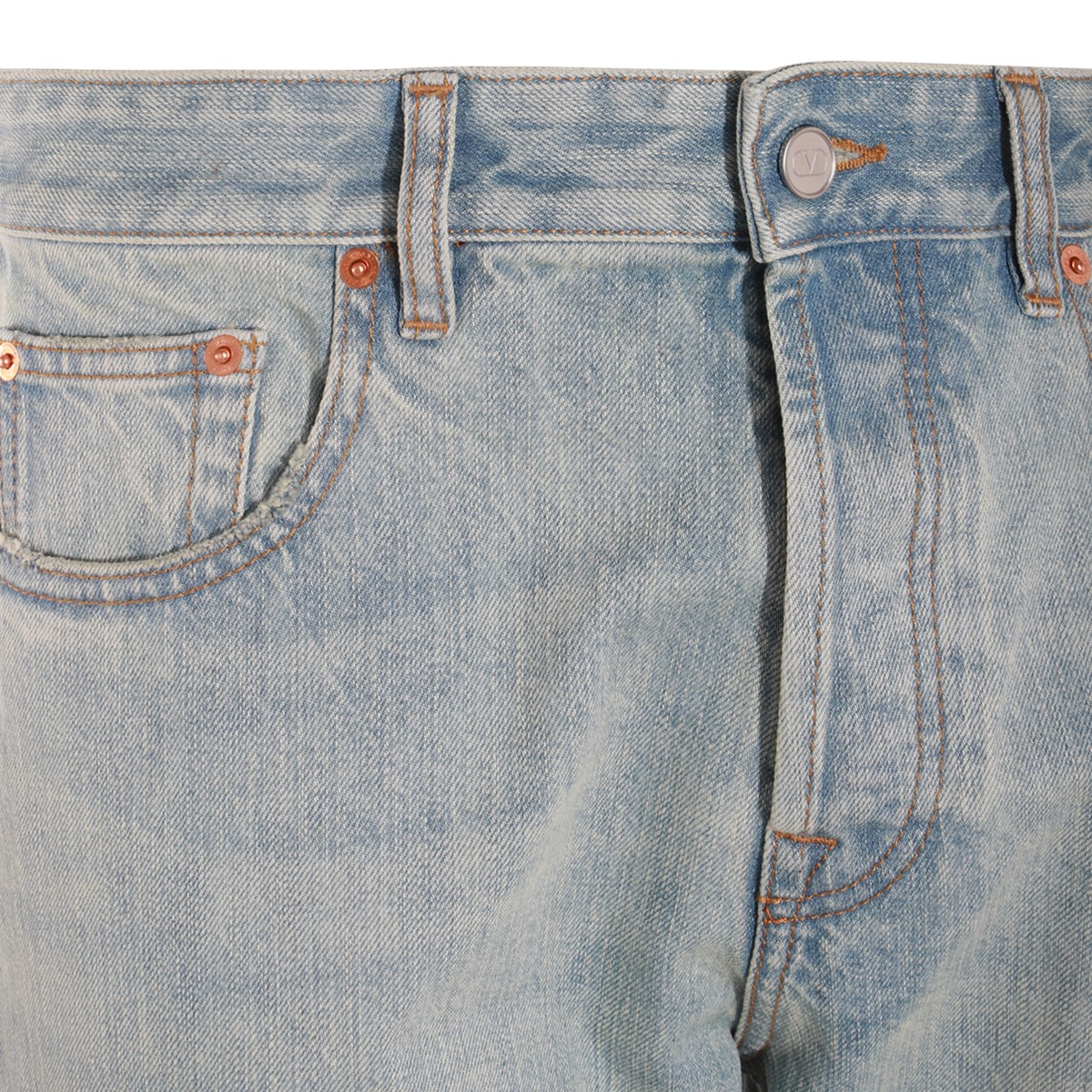 LIGHT BLUE COTTON JEANS LIGHT BLUE COTTON JEANS