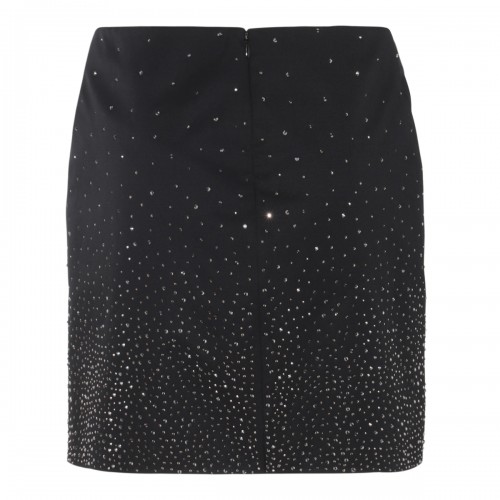 BLACK WOOL SKIRT 2