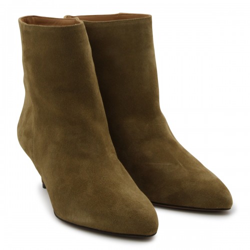 Moorer suede ankle boots - Green