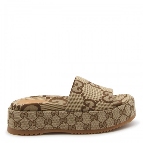 Gucci hotsell canvas flats