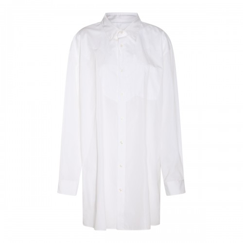 WHITE COTTON SHIRTDRESS