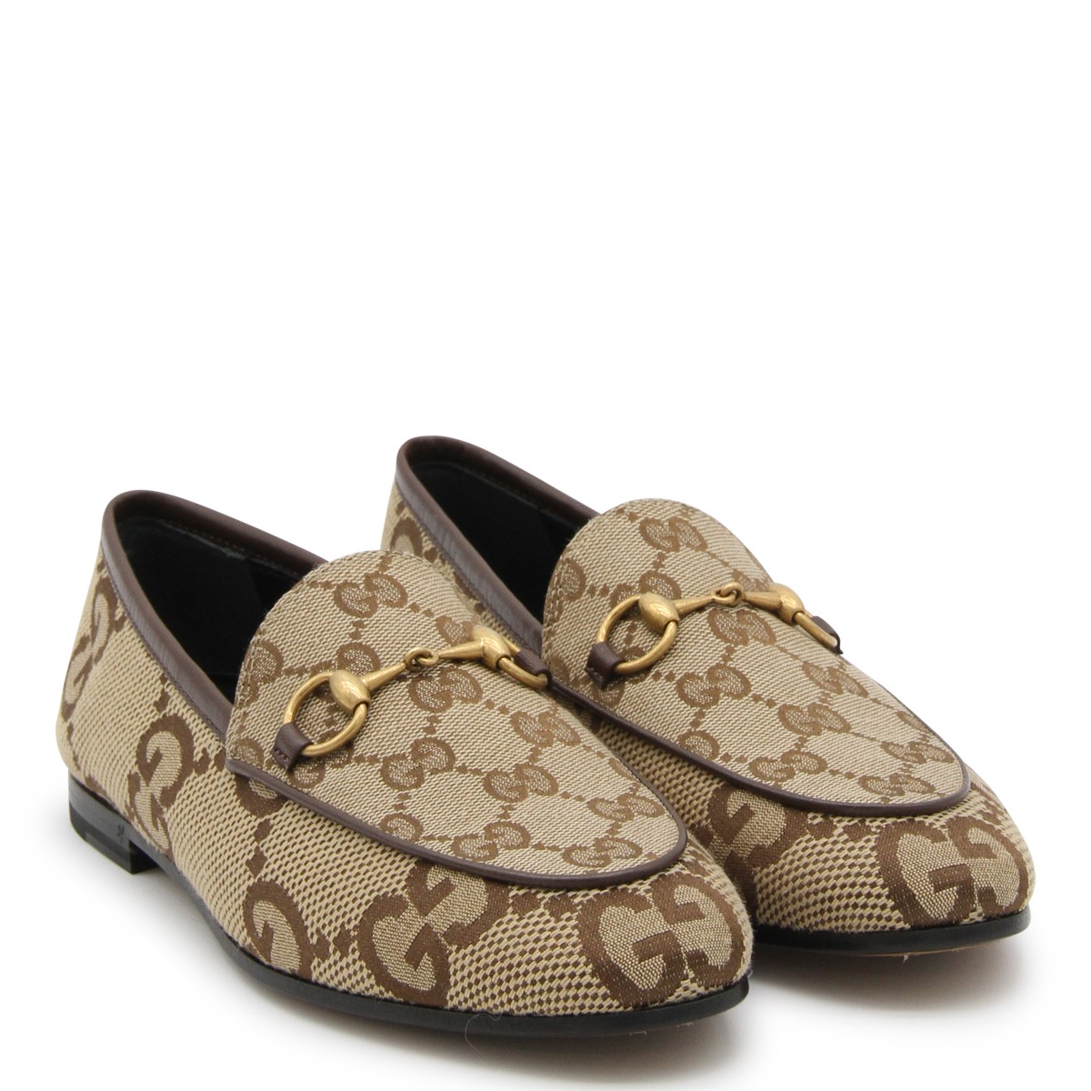 CAMEL EBONY CANVAS AND LEATHER MAXI...