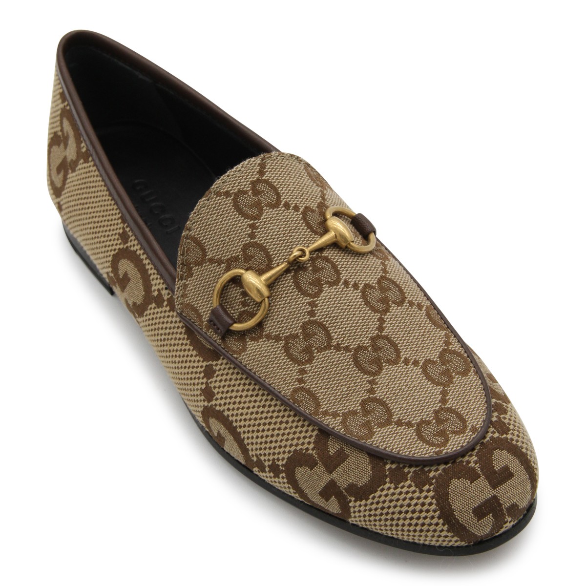 CAMEL EBONY CANVAS AND LEATHER MAXI...