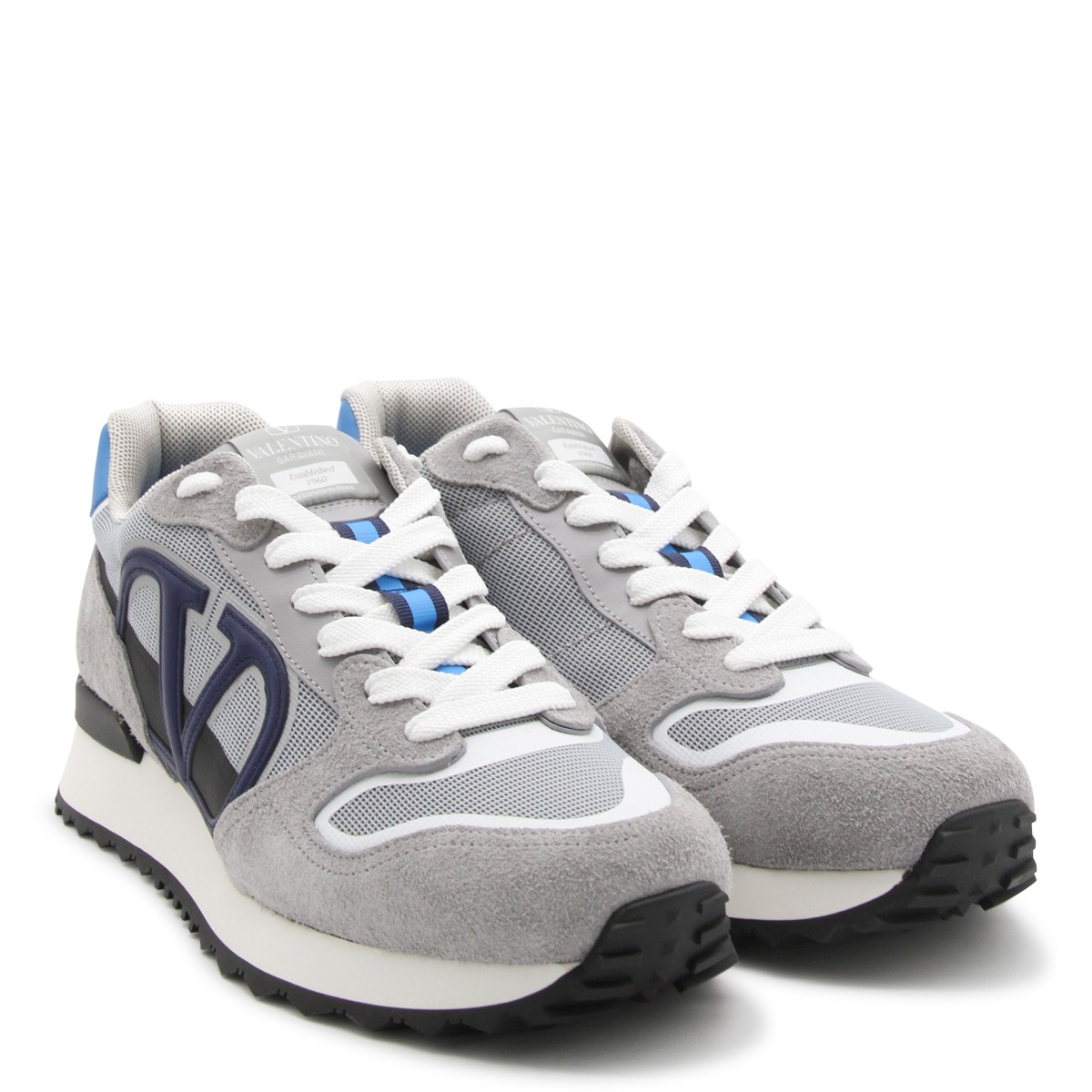 GREY LEATHER SNEAKERS GREY LEATHER SNEAKERS