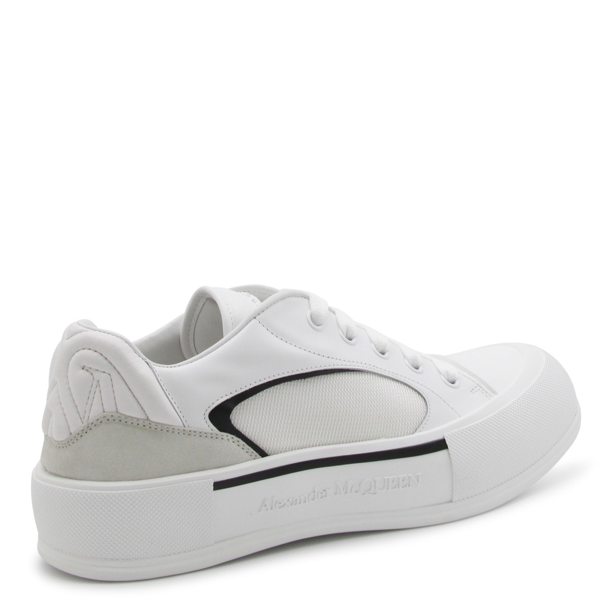 WHITE LEATHER SNEAKERS