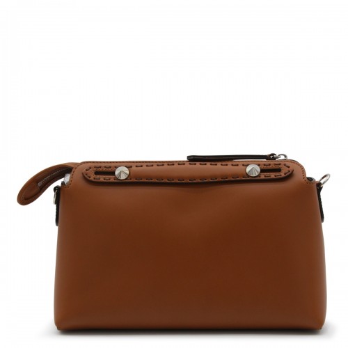 BROWN LEATHER BY THE WAY CROSSBODY BAG