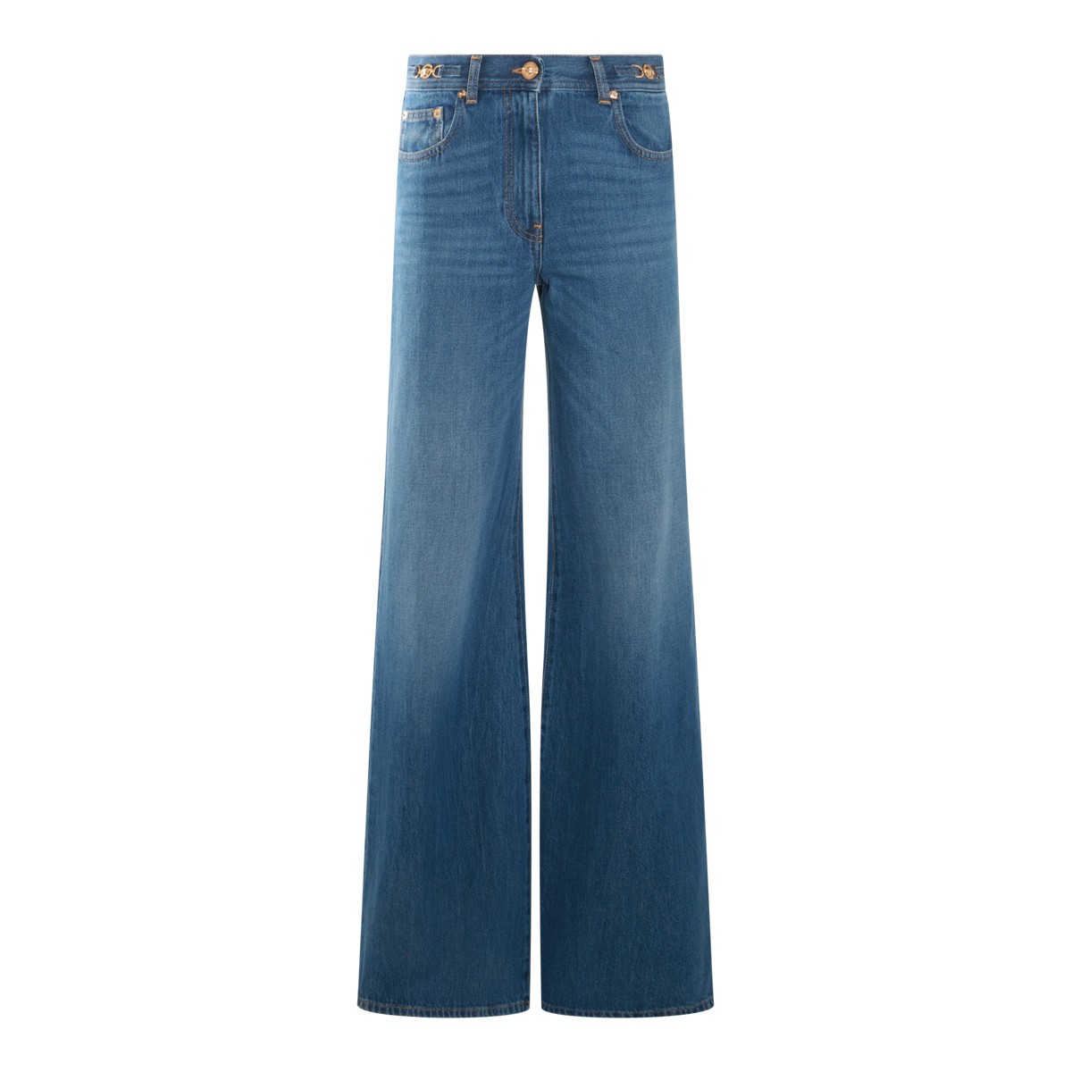 DARK BLUE COTTON JEANS