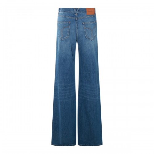 DARK BLUE COTTON JEANS