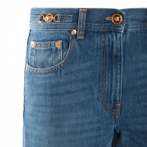 DARK BLUE COTTON JEANS