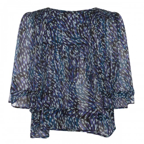 BLUE VISCOSE SHIRT 2