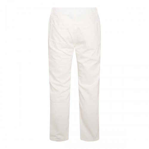 WHITE COTTON JEANS 2