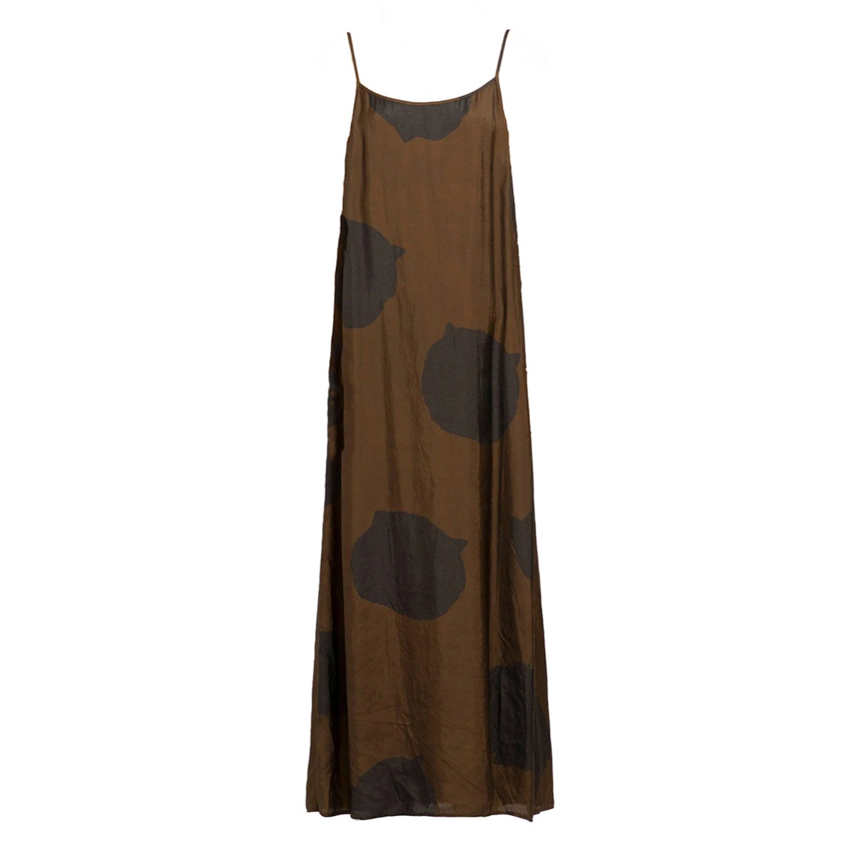 BROWN AND BLACK MAXI DRESS