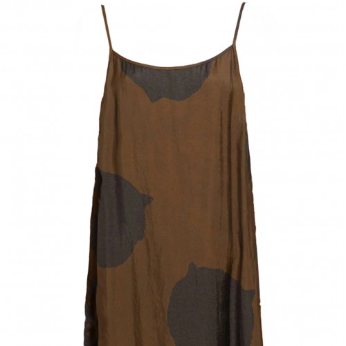 BROWN AND BLACK MAXI DRESS