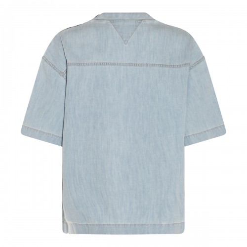 LIGHT BLUE COTTON SHIRT 2