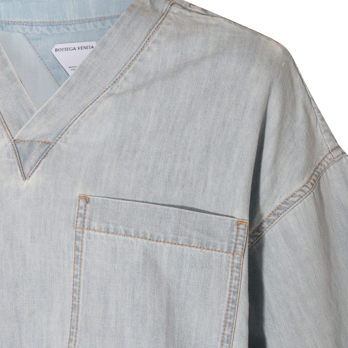 LIGHT BLUE COTTON SHIRT LIGHT BLUE COTTON SHIRT