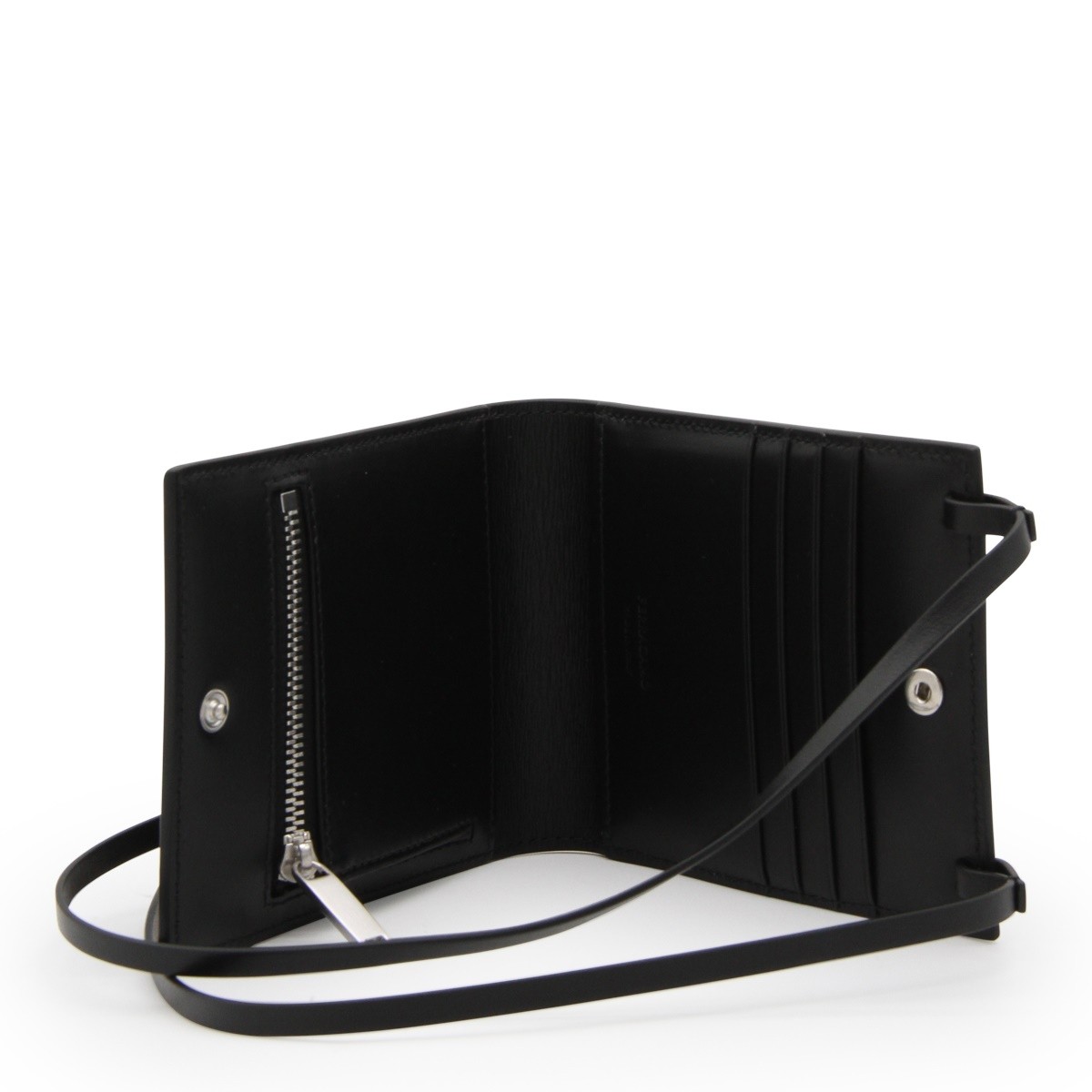 BLACK LEATHER WALLET