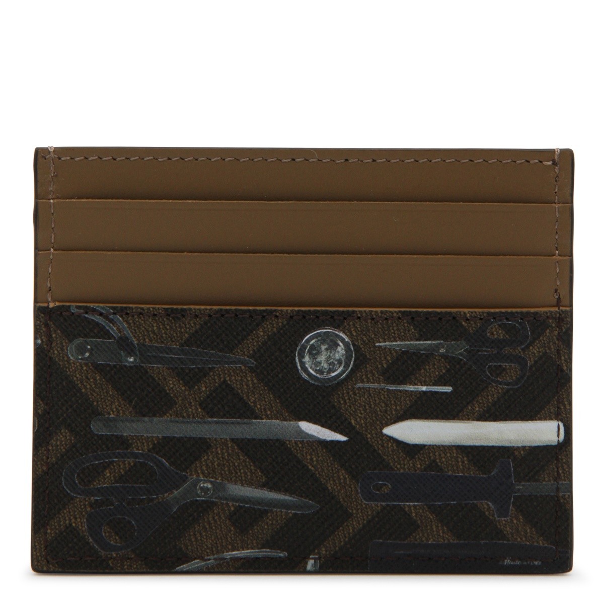 BROWN LEATHER CARD HOLDER