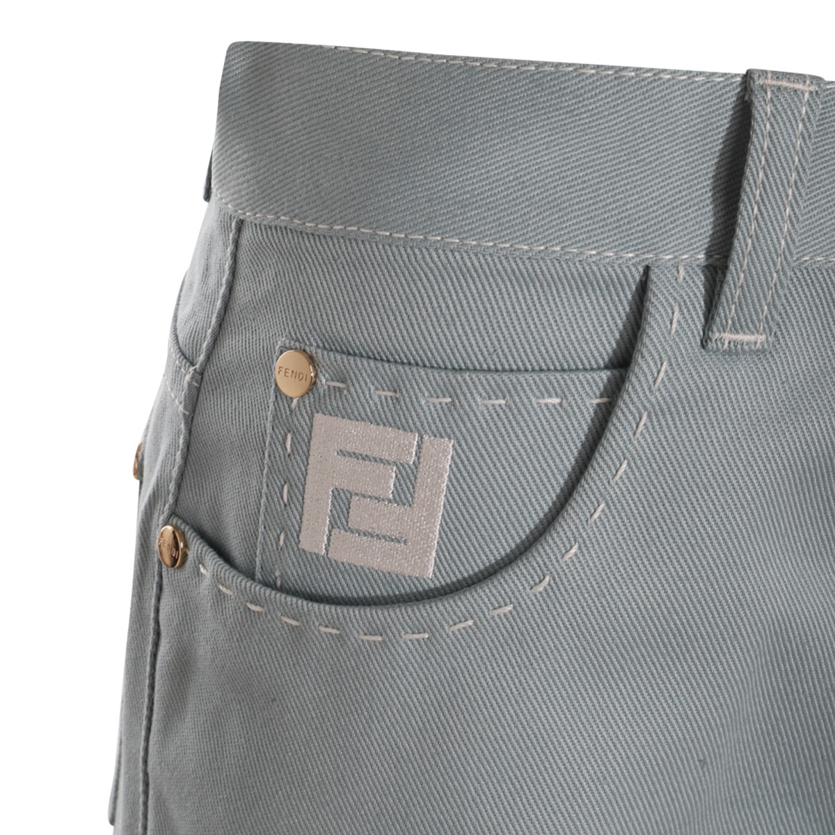 BLUE COTTON SHORTS BLUE COTTON SHORTS