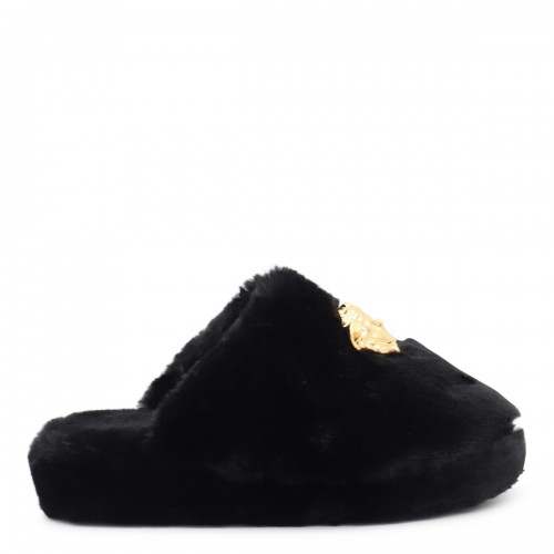 BLACK FAUX FUR MEDUSA HOME...