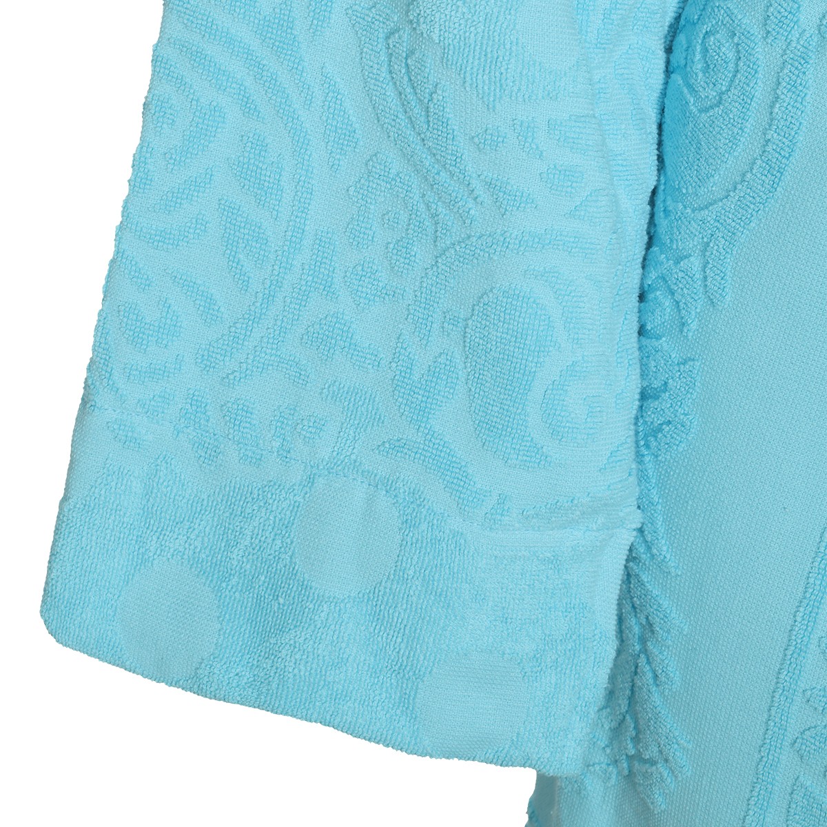 LIGHT BLUE COTTON BAROQUE POLKA DOTS...