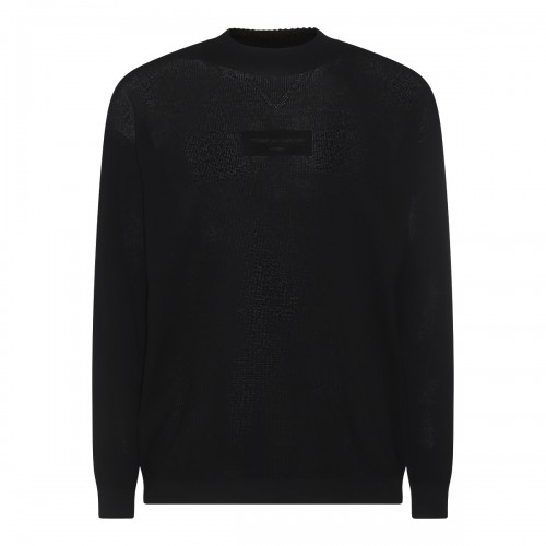 BLACK COTTON KNITWEAR
