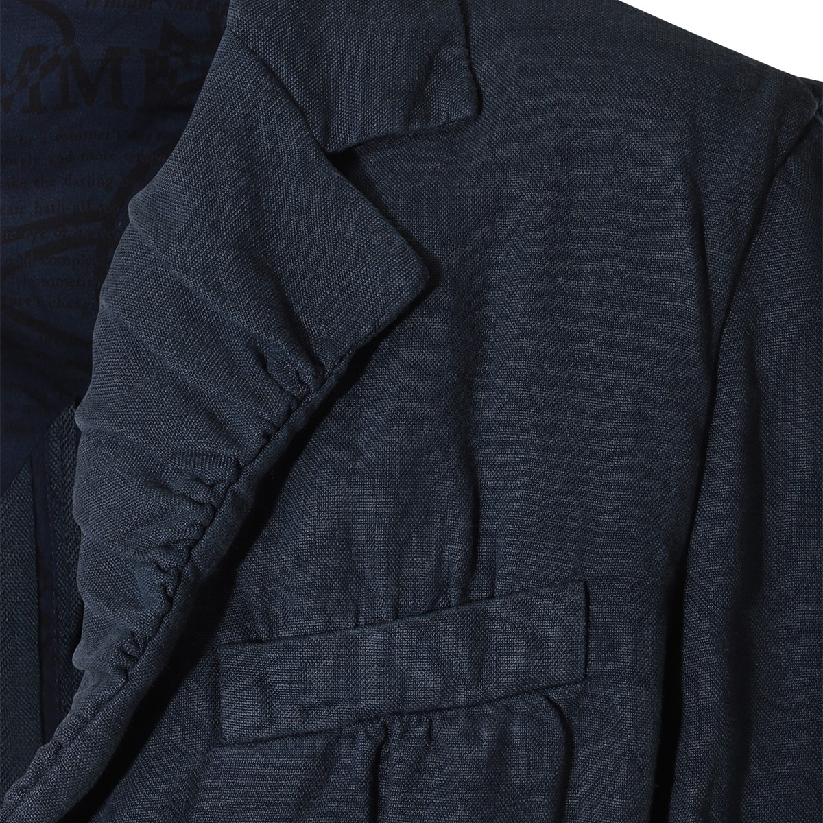 BLUE LINEN BLAZER BLUE LINEN BLAZER