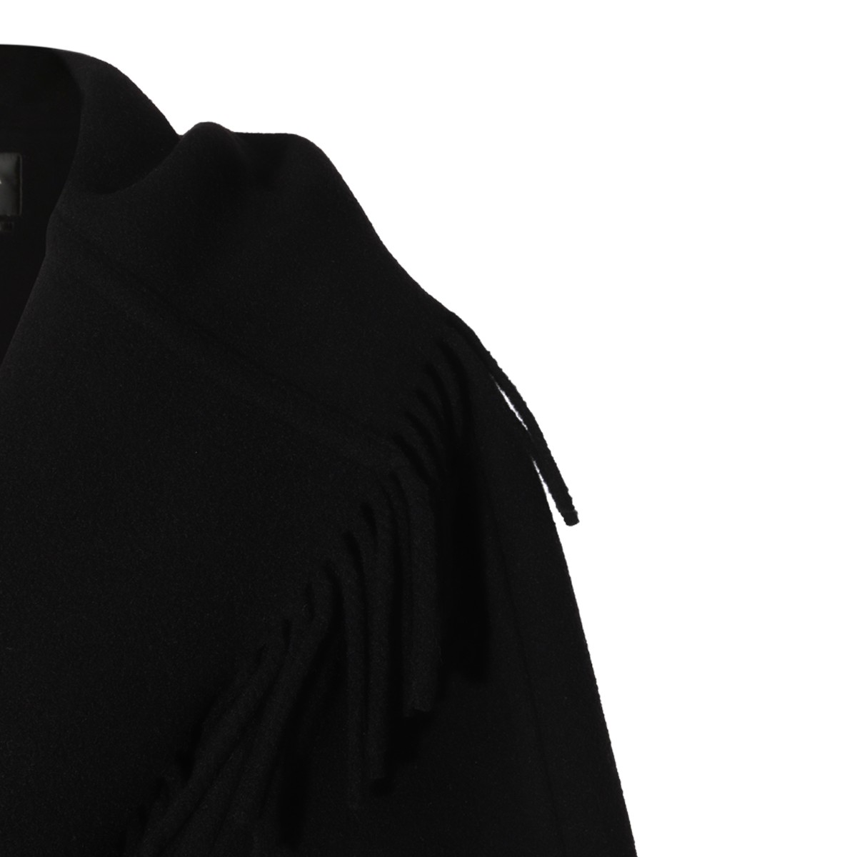 BLACK WOOL CASUAL JACKET BLACK WOOL CASUAL JACKET
