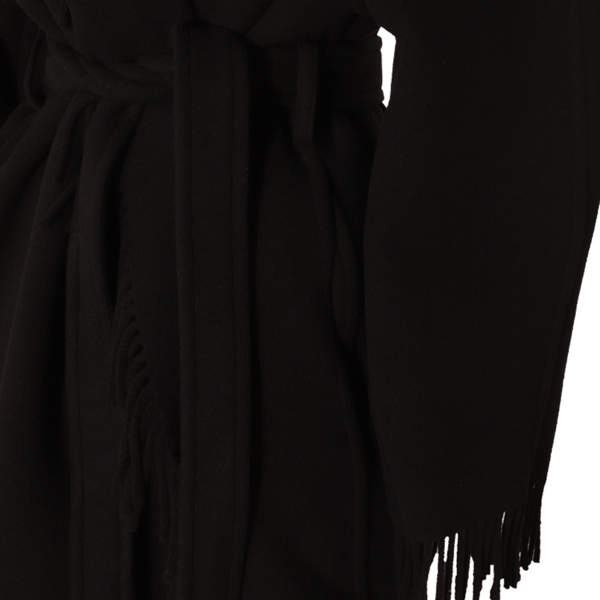 BLACK WOOL CASUAL JACKET BLACK WOOL CASUAL JACKET