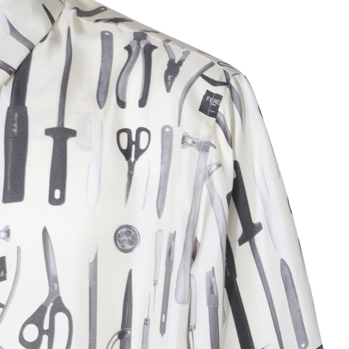 WHITE SILK SHIRT WHITE SILK SHIRT