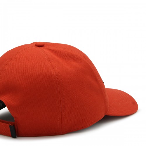 RED COTTON BASEBALL CAP