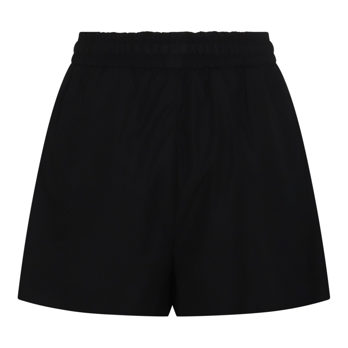 BLACK COTTON SHORTS