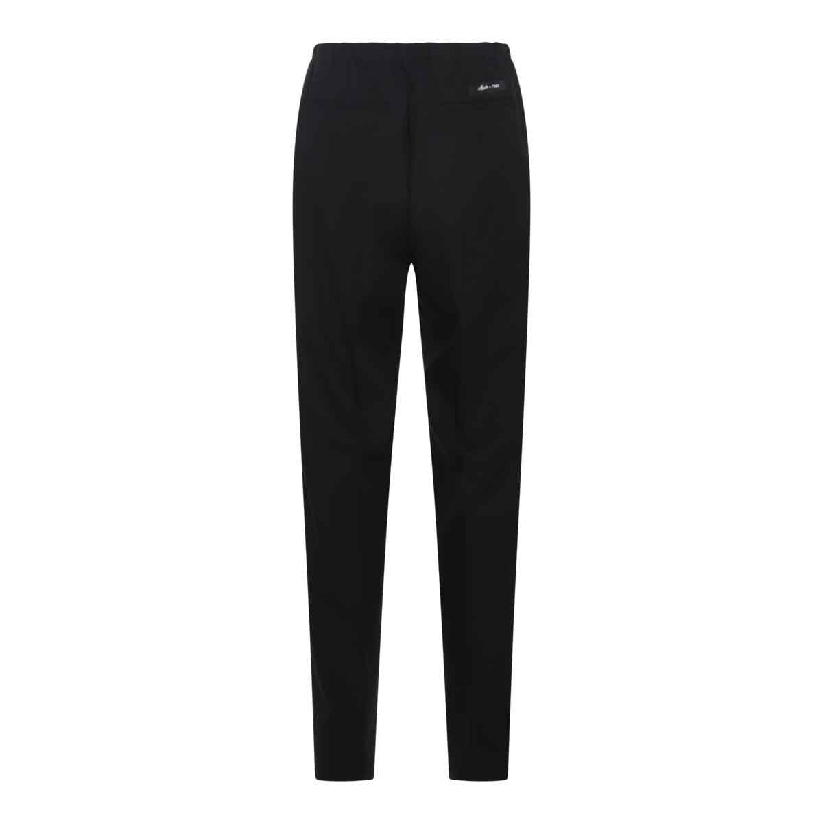 BLACK WOOL PANTS BLACK WOOL PANTS