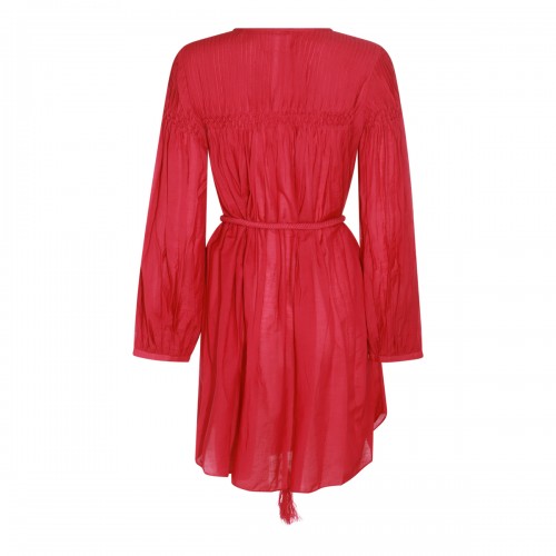 FUCSIA COTTON DRESS 2
